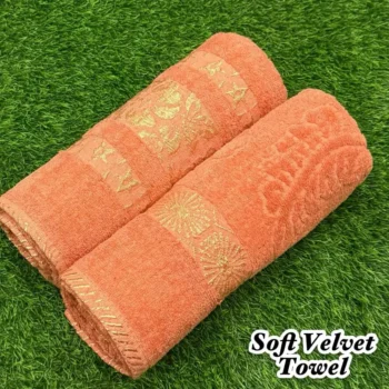 Soft Velvet Towel Set – 2Pc