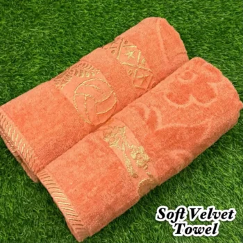 Soft Velvet Towel Set – 2Pc