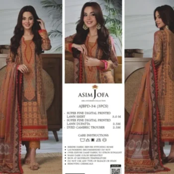 Asim Jofa Original Lawn 8m Suit