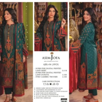 Asim Jofa Original Lawn 8m Suit