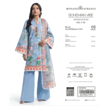 BONANZA Satrangi Lawn 3PC