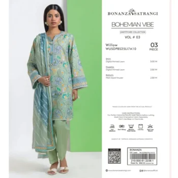 BONANZA Satrangi Lawn 3PC