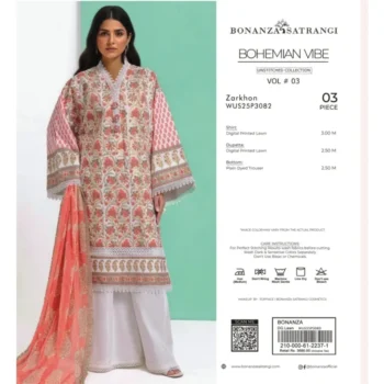 BONANZA Satrangi Lawn 3PC